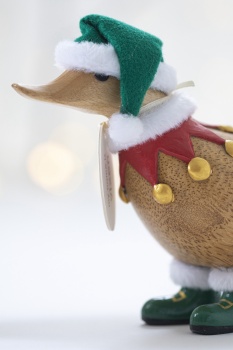 DCUK Traditional Christmas Elf Ducky - Choice of Colour